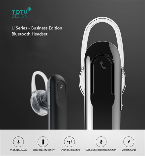 هندزفری بلوتوث تک گوش توتو TOTU U Business Bluetooth Earphone