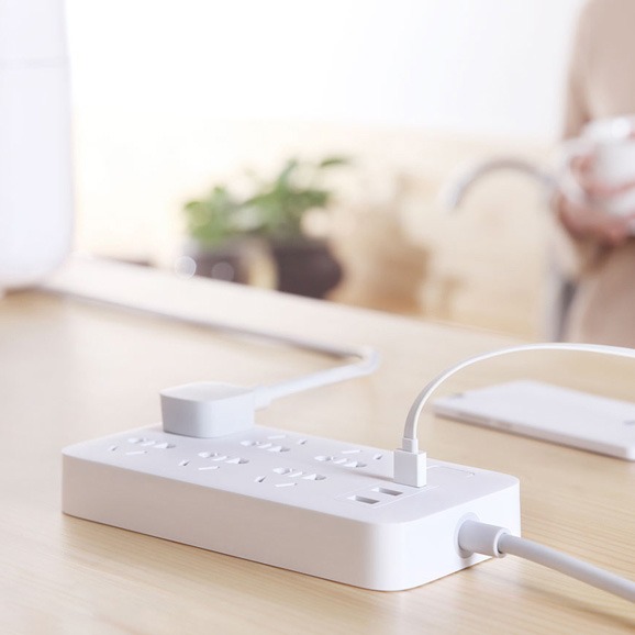 شش راهی برق USB دار شیائومی Xiaomi CXB6-1QM NRB4025CN Power Strip