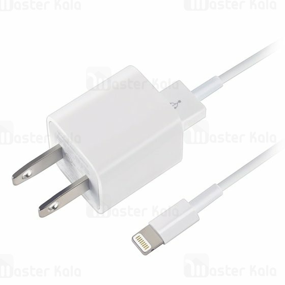 آداپتور شارژر اصلی آیفون 7 Apple iPhone 7 MD814CH/A Charger همراه کابل