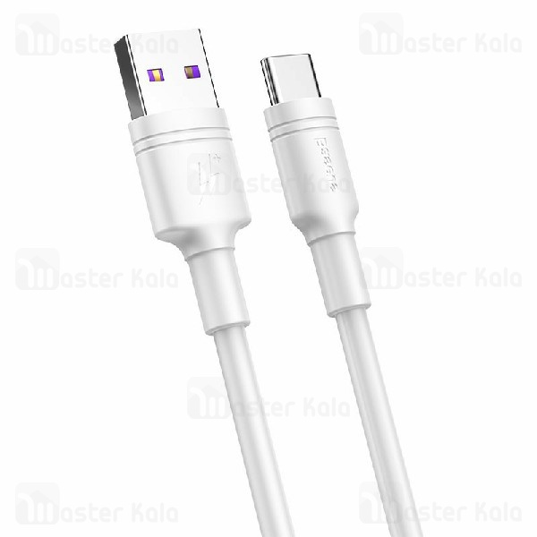 کابل فست شارژ Type C بیسوس Baseus Double-ring CATSH-C02 QC 3.0 توان 5 آمپر