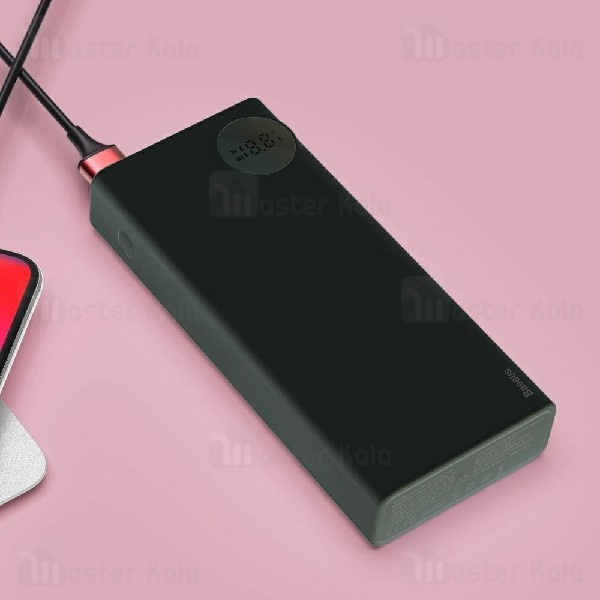 پاوربانک 20000 فست شارژ بیسوس Baseus Mulight Type C QC3.0 PPALL-MY01 سه پورت 