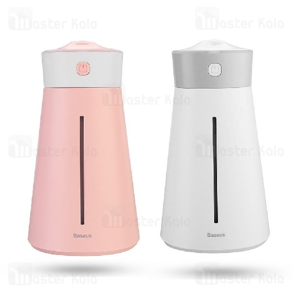 دستگاه بخور سرد Baseus Slim Waist Humidifier DHMY-B02 مجهز به پنکه و چراغ LED