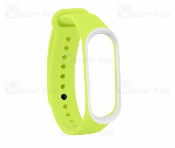 بند سیلیکونی دستبند سلامتی شیائومی Mi Band 3 Sport Silicone Band دور رنگی