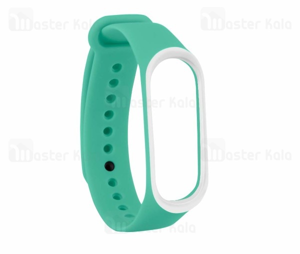 بند سیلیکونی دستبند سلامتی شیائومی Mi Band 3 / Mi Band 4 Sport Silicone Band دور رنگی