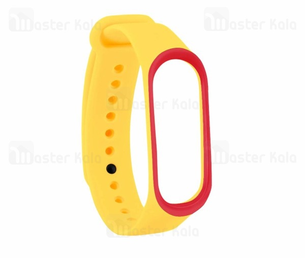 بند سیلیکونی دستبند سلامتی شیائومی Mi Band 3 / Mi Band 4 Sport Silicone Band دور رنگی