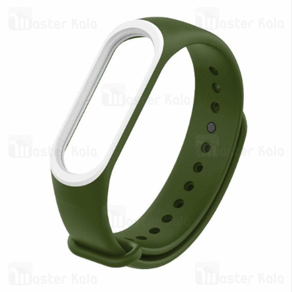 بند سیلیکونی دستبند سلامتی شیائومی Mi Band 3 / Mi Band 4 Sport Silicone Band دور رنگی