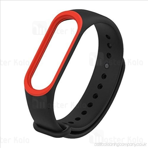 بند سیلیکونی دستبند سلامتی شیائومی Mi Band 3 / Mi Band 4 Sport Silicone Band دور رنگی