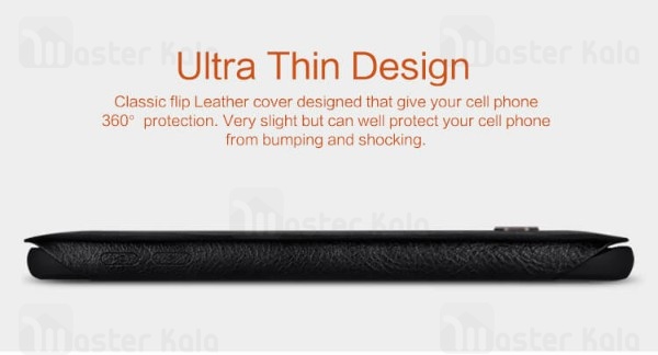 کیف چرمی Samsung Galaxy S6 Edge Nillkin Qin Leather Case