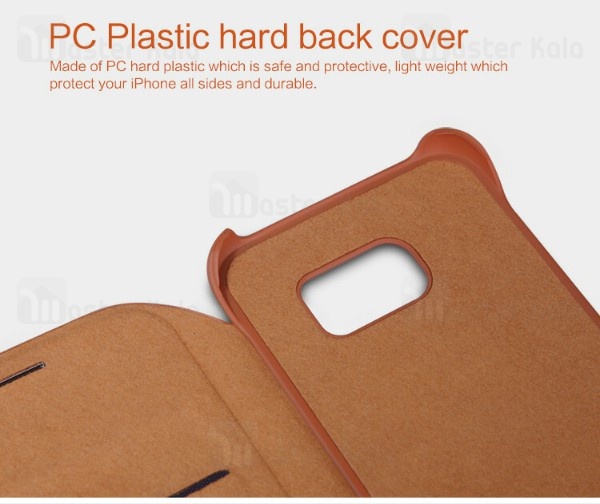 کیف چرمی Samsung Galaxy S6 Edge Nillkin Qin Leather Case