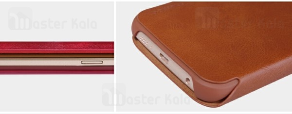 کیف چرمی Samsung Galaxy S6 Edge Nillkin Qin Leather Case