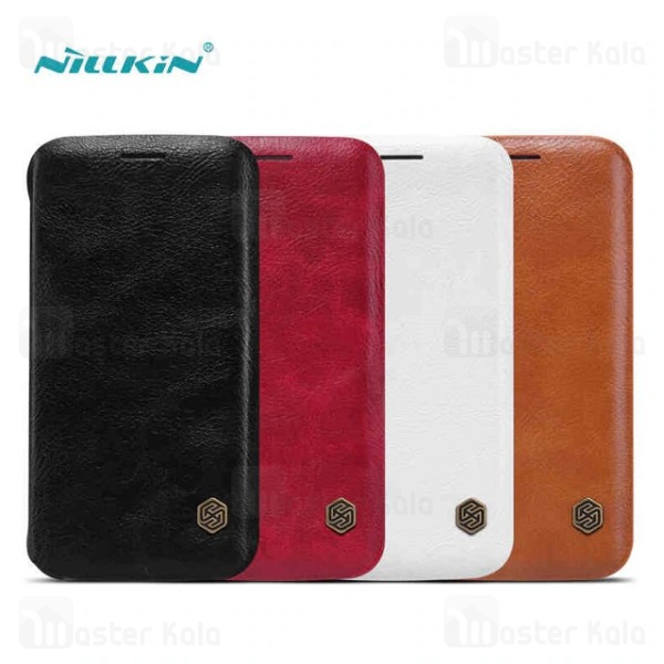 کیف چرمی Samsung Galaxy S6 Edge Nillkin Qin Leather Case