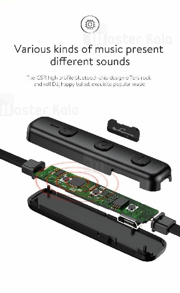 هندزفری بلوتوث بیسوس Baseus Encok S07 NGS07-01 طراحی مگنتی و ضد آب