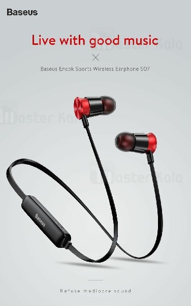 هندزفری بلوتوث بیسوس Baseus Encok S07 NGS07-01 طراحی مگنتی و ضد آب