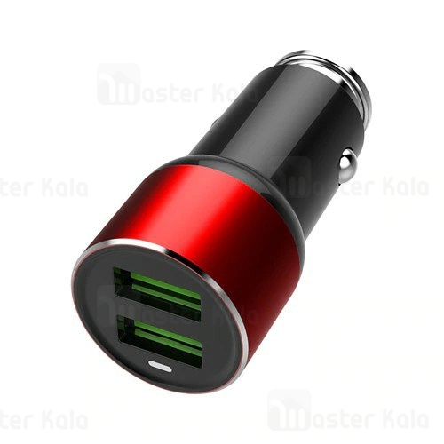 شارژر فندکی 2 پورت امی EMY MY-119 Car Charger توان 18 وات همراه با کابل