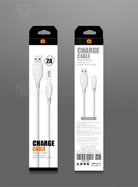 کابل شارژ میکرو یو اس بی WUW X85 Charge Cable طول 1 متر با توان 2 آمپر