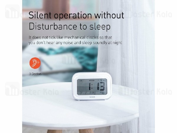 ساعت زنگدار بیسوس Baseus Household Appliance Subai Clock ACLK-A02 طراحی رومیزی