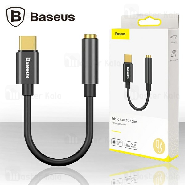 کابل تبدیل پورت تایپ سی به پورت AUX بیسوس Baseus L54 Type-C to 3.5mm Adapter CATL54-01