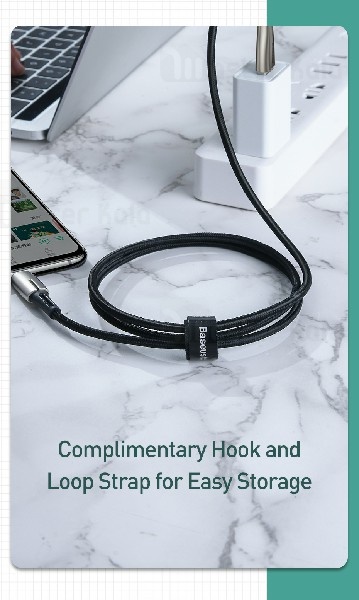 کابل میکرو یو اس بی بیسوس Baseus Waterdrop CAMRD-B01 توان 4 آمپر