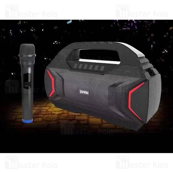 اسپیکر بلوتوث جانتر Jonter M100 IPX5 Karaoke Bluetooth Speaker