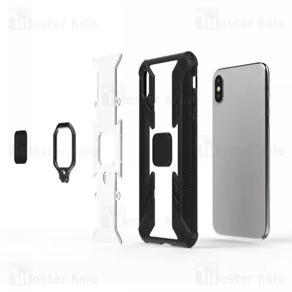 قاب Apple iPhone X / XS Lenuo Armor Ring Holder Case