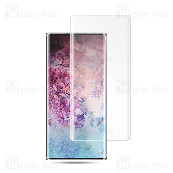 محافظ صفحه شیشه ای تمام صفحه و خمیده یو وی سامسونگ Samsung Galaxy Note 10 UV Nano Glass