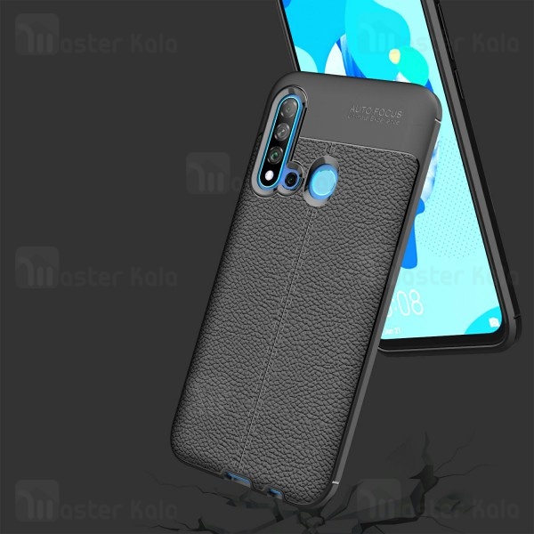 قاب طرح چرم Huawei Nova 5i / P20 Lite 2019 Auto Focus Jelly Case