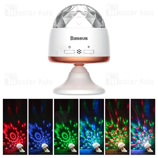 رقص نور بیسوس Baseus Household Appliance Crystal Magic BALL ACMQD-01 هماهنگ با ریتم موسیقی