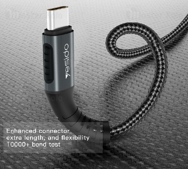 کابل Type C سوپر فست شارژ یسیدو Yesido CA36 Super Fast Charge توان 5 آمپر