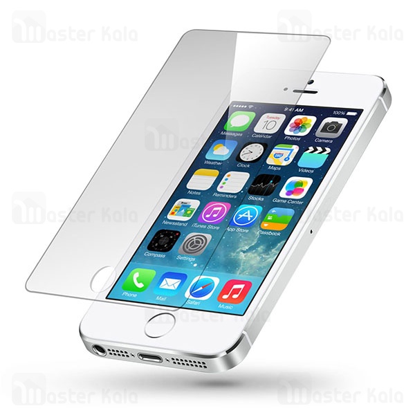 محافظ شیشه ای مات طرح دار پشت و رو مناسب برای Apple iPhone 5-5S