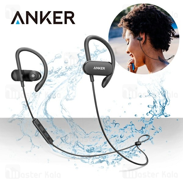 هندزفری بلوتوث گردنی انکر Anker A3263 Soundbuds Curve Ear-Hook ضد آب IPX7