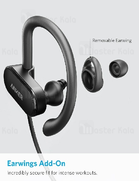 هندزفری بلوتوث گردنی انکر Anker A3263 Soundbuds Curve Ear-Hook ضد آب IPX7