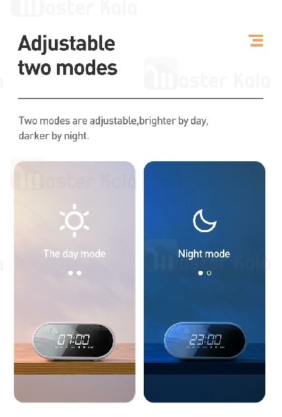 اسپیکر بلوتوث و ساعت رومیزی بیسوس Baseus Encok E09 Wireless Speaker NGE09-01
