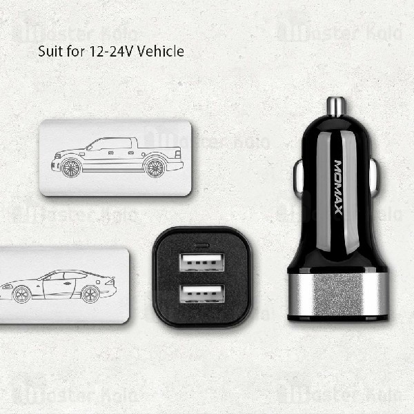 شارژر فندکی مومکس Momax UC7 USB Car Charger توان 2.4 آمپر