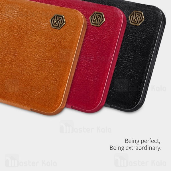 کیف چرمی نیلکین شیائومی Xiaomi Mi CC9 / Mi 9 Lite Nillkin Qin Leather Case