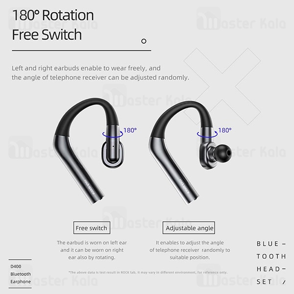 هندزفری بلوتوث راک اسپیس RockSpace D400 Bluetooth Earphone RAU0632