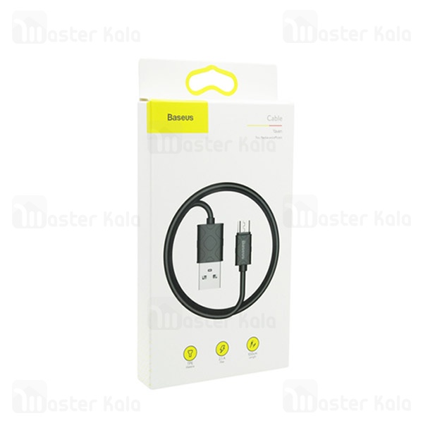 کابل میکرو Baseus Yaven MicroUSB Cable CAMUN-01 1M 2.1A