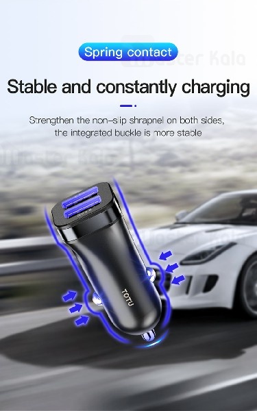 شارژر فندکی فست شارژ توتو TOTU DCCQ-03 Gallop QC3.0 Car Charger توان 2.4 آمپر