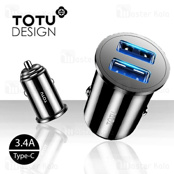 شارژر فندکی توتو TOTU GTZCC-03 Jane Car Charger توان 3.4 آمپر همراه با کابل