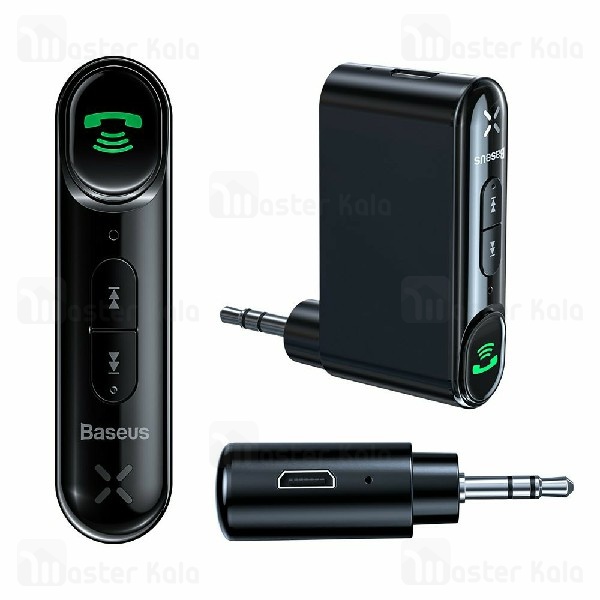 گیرنده بلوتوث اتومبیل بیسوس Baseus Qiyin AUX Car Bluetooth Receiver WXQY-01