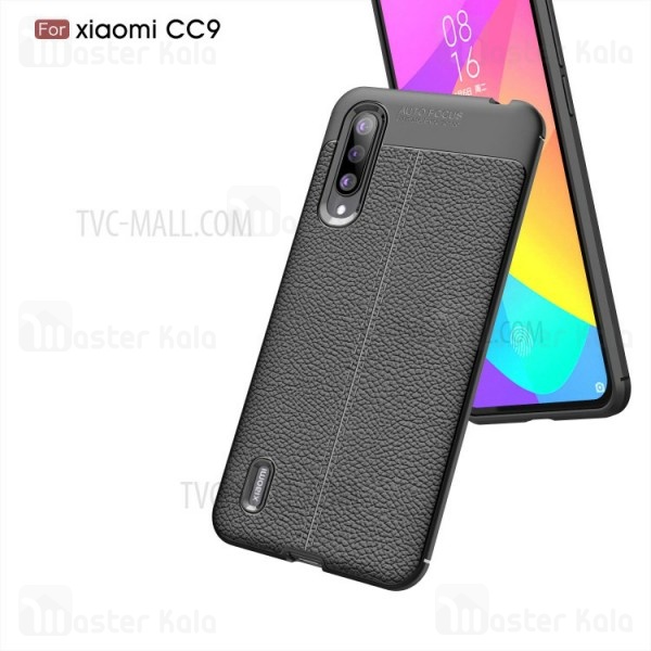 قاب محافظ ژله ای طرح چرم شیائومی Xiaomi Mi CC9 / Mi 9 Lite Auto Focus