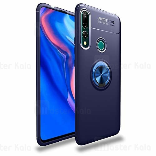 قاب ژله ای طرح چرم انگشتی Huawei Y9 Prime 2019 / Honor 9x Global / P Smart Z A.F Magnetic Ring