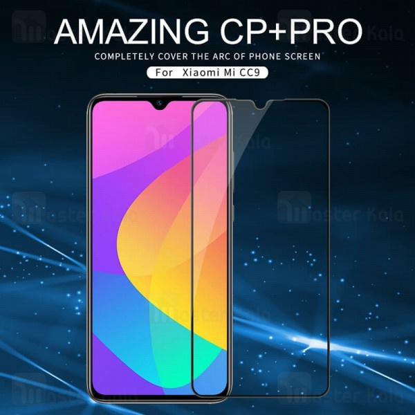 محافظ صفحه شیشه ای تمام صفحه تمام چسب شیائومی Xiaomi Mi CC9 / Mi 9 Lite Nillkin CP+ Pro