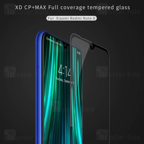 محافظ صفحه شیشه ای تمام صفحه تمام چسب نیلکین Xiaomi Redmi Note 8 XD CP+ Max