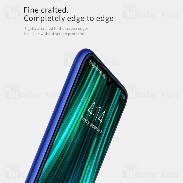 محافظ صفحه شیشه ای تمام صفحه تمام چسب نیلکین Xiaomi Redmi Note 8 XD CP+ Max