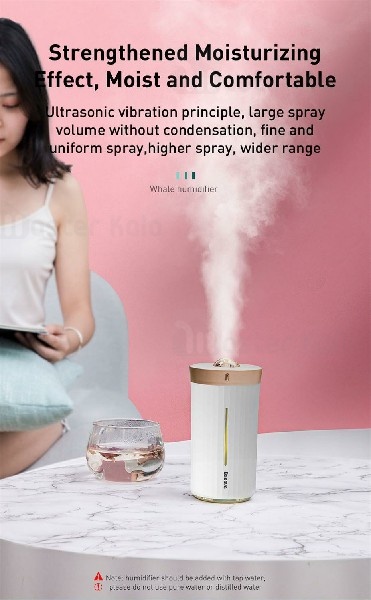 دستگاه بخور سرد و رطوبت ساز بیسوس Baseus Whale Car And Home Humidifier DHJY