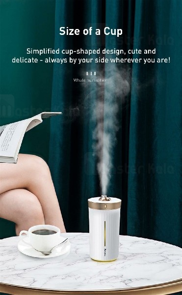 دستگاه بخور سرد و رطوبت ساز بیسوس Baseus Whale Car And Home Humidifier DHJY