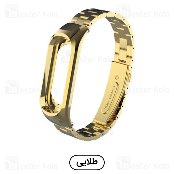 بند فلزی دستبند سلامتی شیائومی Xiaomi Mi Band 4 Metal Strap