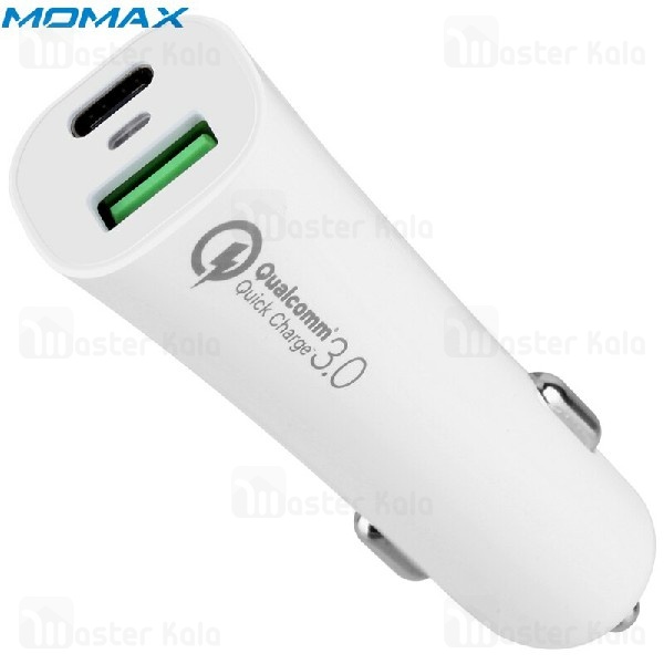 شارژر فندکی فست شارژ مومکس Momax UC8 QC3.0 Car Charger توان 45 وات