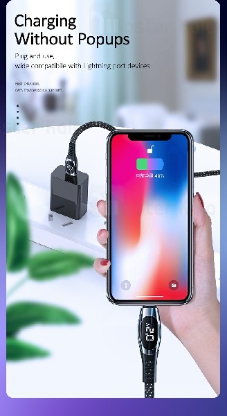 کابل آیفونی Usams US-SJ368 U36 Digital Display Cable 2A