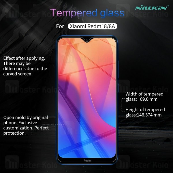 گلس نیلکین Xiaomi Redmi 8 / Redmi 8A Nillkin H+ Pro Glass Screen Protector